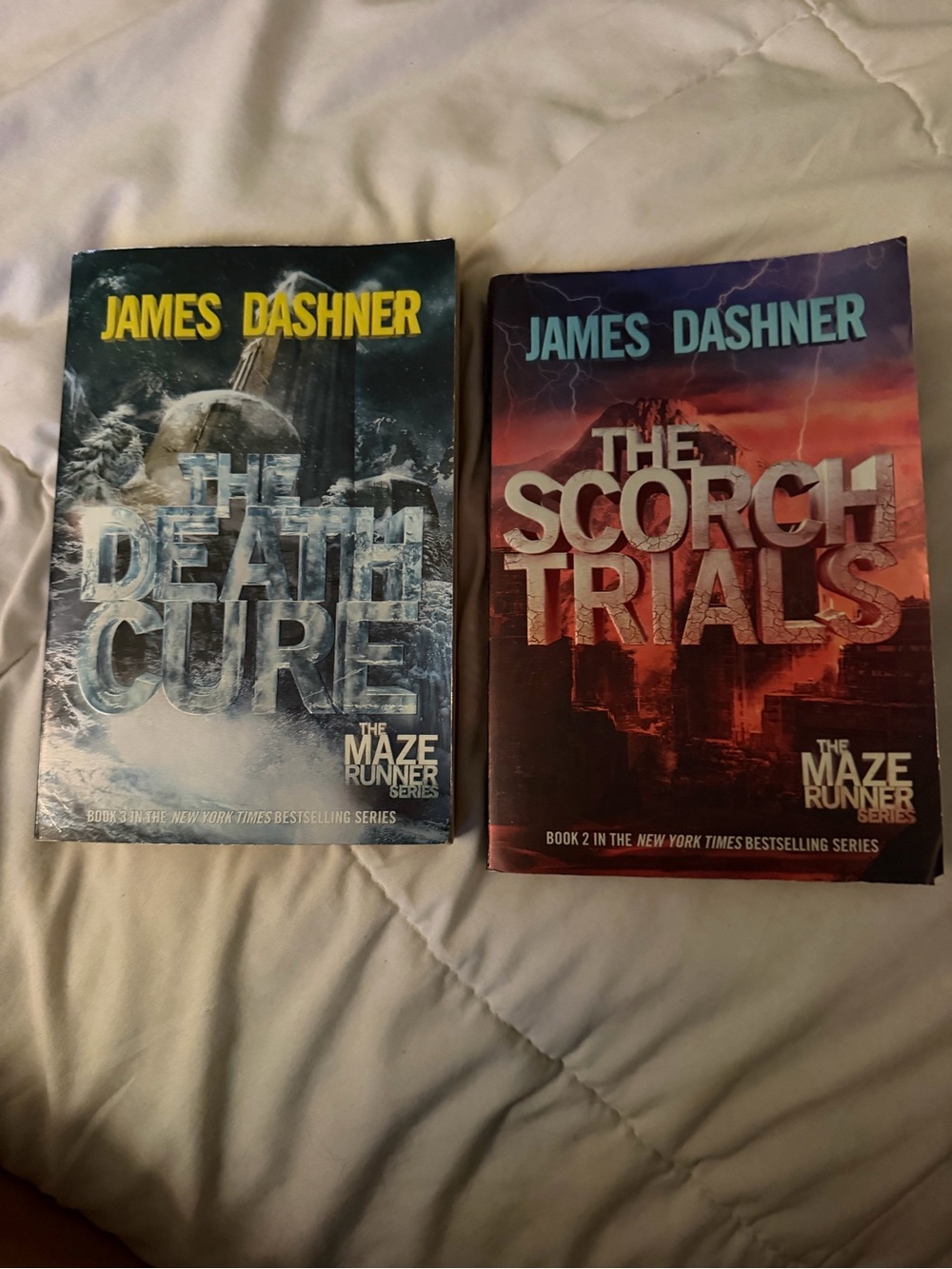 James Dashner Maze Runner books 2&3